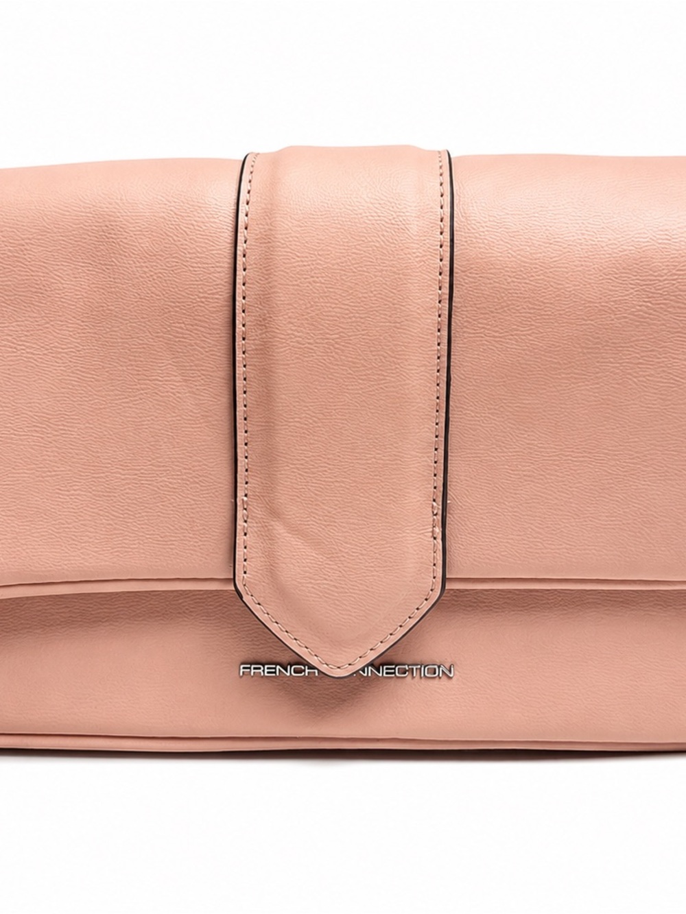 French Connection 3 way Pink Leather Shoulder Bag - Picture 4 of 7
